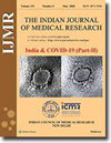 INDIAN JOURNAL OF MEDICAL RESEARCH封面